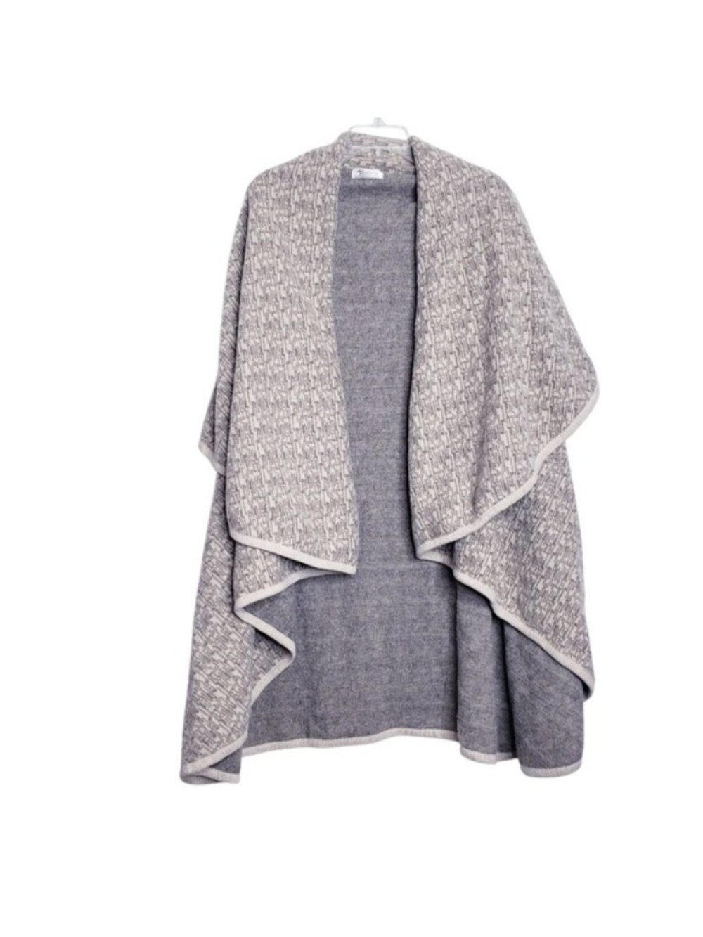 Ace Fashion Wool Blend Sleeveless Drape Front Cardigan Duster Womens Size Medium